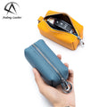 Andong Cowhide Fashion Multifunctional Key Case for Women Large Capacity Short Wallet Car Key Holder Coin Purse Cute Bags 2929