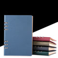 A4 B5 A5 A6 Custom Folio Logo Ring Binder Notebooks Printing Hardcover PU Leather Journal Loose Leaf Business Notebook MegaBDM