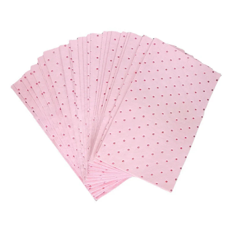 Oilspillpro CHA-P0400 Hotsale 15*19'' 4mm Heavy-weight pink Chemical Absorbent Pads Absorbent Mat for Liquid Spill Warehouse