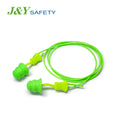 New Custom Noise Reduction Soft Earplugs Pu Foam Ear Protector Sound Proof  Ear Plugs With PVC String
