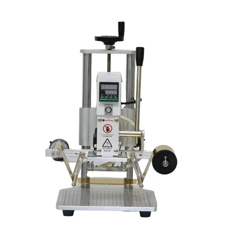 WT-90SE Manual Leather Stamping Machine for Wood Pvc Card Digital Hot Foil Stamping Machine