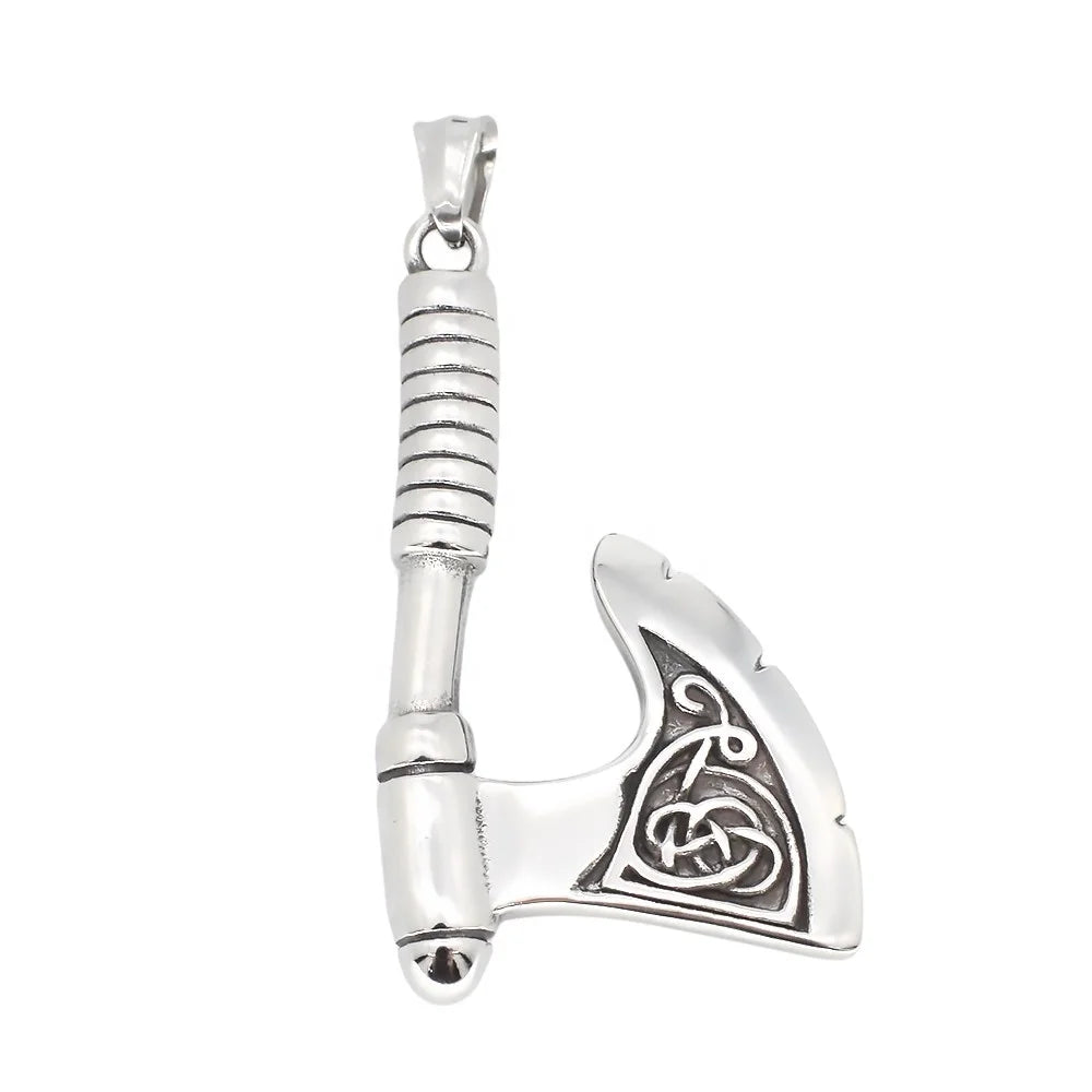Custom Vintage Nordic Viking Norse Perun Amulet Axe Pendant Professional Factory's Fashion Jewelry for Men Children Stainless