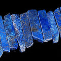 GY Jewelry KS-beads-7 2023 Natural Stone Lapis Point Irregular Rough Beads DIY Necklace From Guangdong