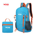 WOQI Promotional Cheap Outdoor Travel Ultralight Folding Back Pack Polyester Waterproof Foldable Backpack
