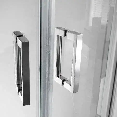Modern Square Stainless Steel Decorative Pull Glass Door Handle for Hotel Use