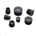 Adjustable M8 Round Furniture Screw End Plug with Nut Plastic Metal Legs Screw for Bed Height Regulation