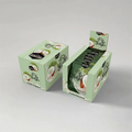 Retail Customizable Paper Display Box Full-Color Printed for Pop Snacks Cardboard Counter Free Samples Food Use Recycled