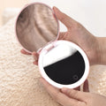 Portable Led Compact Handheld Mirror UV Camera Skin test Sunscreen Mirror with Led Light