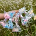 Children's Bow Hairband Baby Hairband With Teeth Anti-slip Pressure Hairband Quicksand Hair Accessories