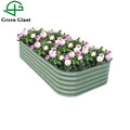 17" Tall 3.5ft*6.5ft Modular Corrugated Metal Garden Raised Bed Kit Outdoor Aluzinc Galvanized Planter Box 195*105*43cm