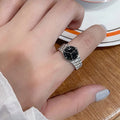 Watch-style Designed Finger Rings for Females Middle Finger Rings Individualistic Young Girl Rings