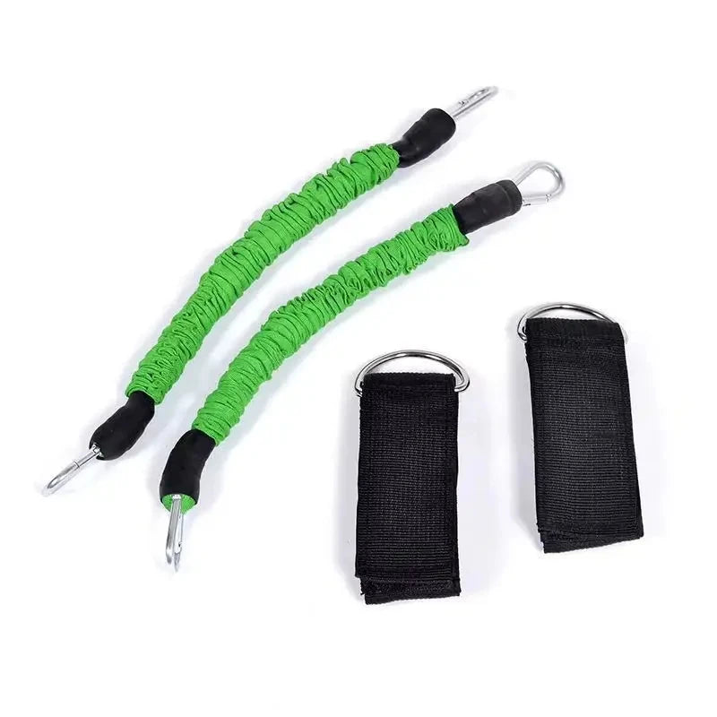 YIWU Hot Selling Agility Speed Yoga Tube Ankle and Leg Tubed Resistance Sleeve Work Out Latex Band 35lbs Non-Slip