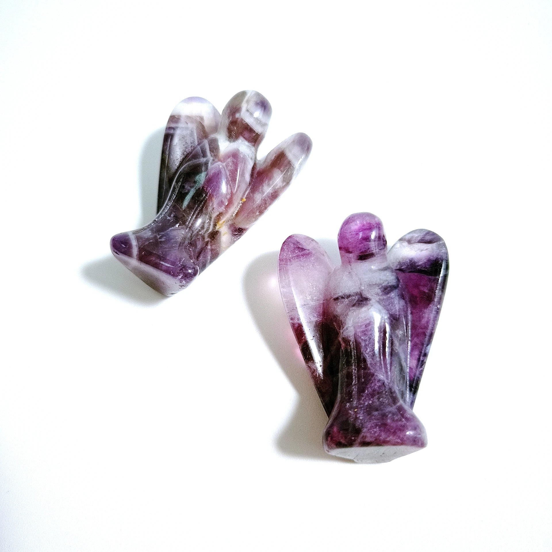Huiying 1.5 Inch Amethyst Interior Home Decoration Angel Accessories