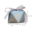 Best-Selling Blue Candy Boxes Embossed Gold Foil Food-Safe Paper Packaging for Kids Parties and Weddings Stamping Handling
