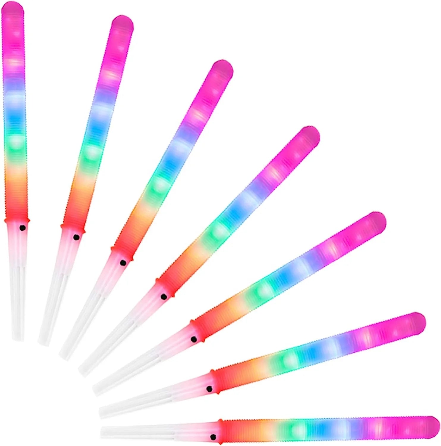 FOOD GRADE Led Cotton Candy Stick Cones Colorful Glow Stick Light for Party