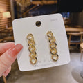 Women Tassels Chain Earrings Fashion Drop Earrings 2025 Long Chain Earrings for Women Female Jewelry