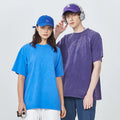 Factory's Heavy Cotton 250 Grams Short-Sleeved T-Shirt for Men Women 100% Cotton Solid Quality Strength Oversized Fried Snow
