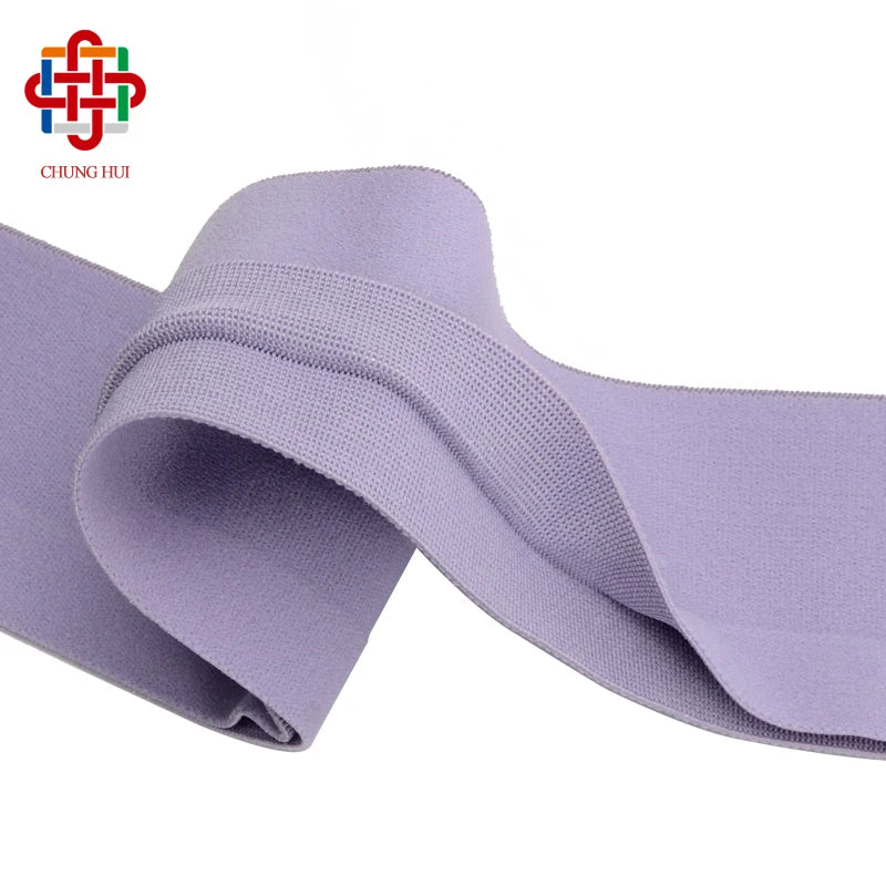Wholesale 5 cm Special One Side Opening Edge Woven Elastic Band Fold Over Elastic Webbing With 1 Side Y Shape Opening Edge