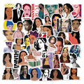 50Pcs Famous Singer Rihanna Tide Graffiti Music Stickers