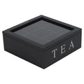 JUNJI Custom 9 Grid Coffee Capsule Wooden Box Solid Wood Gift Boxes Capsule Tea Bag Storage Case Small Magnetic Wooden Box