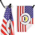 Custom Pack Microfiber Waffle Eco-Friendly Highly Water Absorbent Golf Towels for Men and Women Bulk Custom Logo