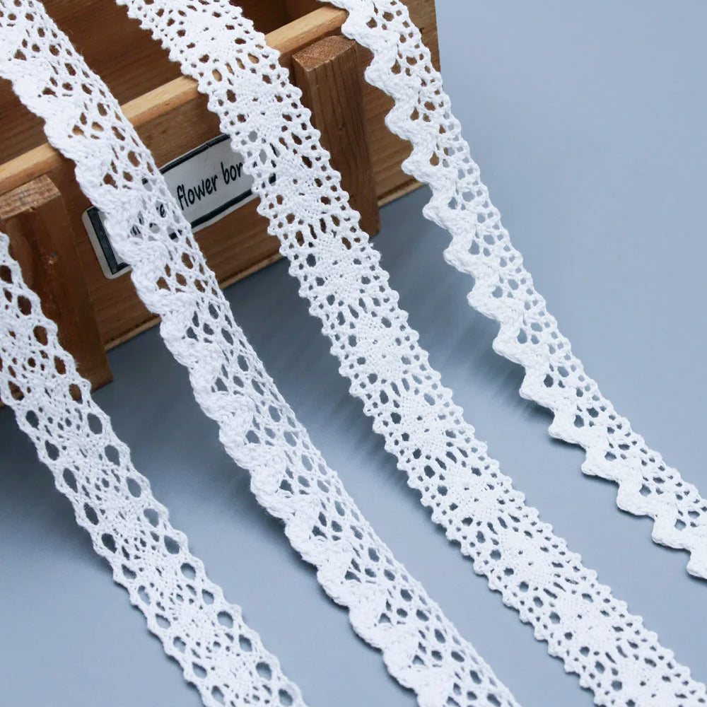 Wholesale Factory Crochet Lace Trim 100% Cotton Lace Trim for Women Clothing