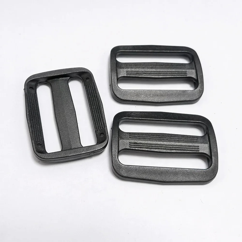 1" 25mm Adjustor Triglides Slides for Buckles Leather Strap Belt Webbing Black