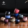 FENN Hot Selling Eco-Friendly Pottery Cup Saudi Arabia Vintage Ceramics Kung Fu Tea Cup Coffee Cups Set Ceramic Porcelain