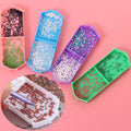 2 Big Grids Printed Plastic Large Capacity Eco-Friendly Diamond Painting Tray Organizer Holder Drill Plate DIY Embroidery Nail