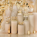 Road Lead Decoration Cylindrical Foldable Dessert Table Birthday Party Wedding Dessert Table Display Set