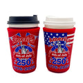 Customize Koozy Custom logo Blank 4th of July Cup Holder for Coffee Cup Sleeve Custom Coozy Drink Cooler Cozy Iced Coffee Koozy