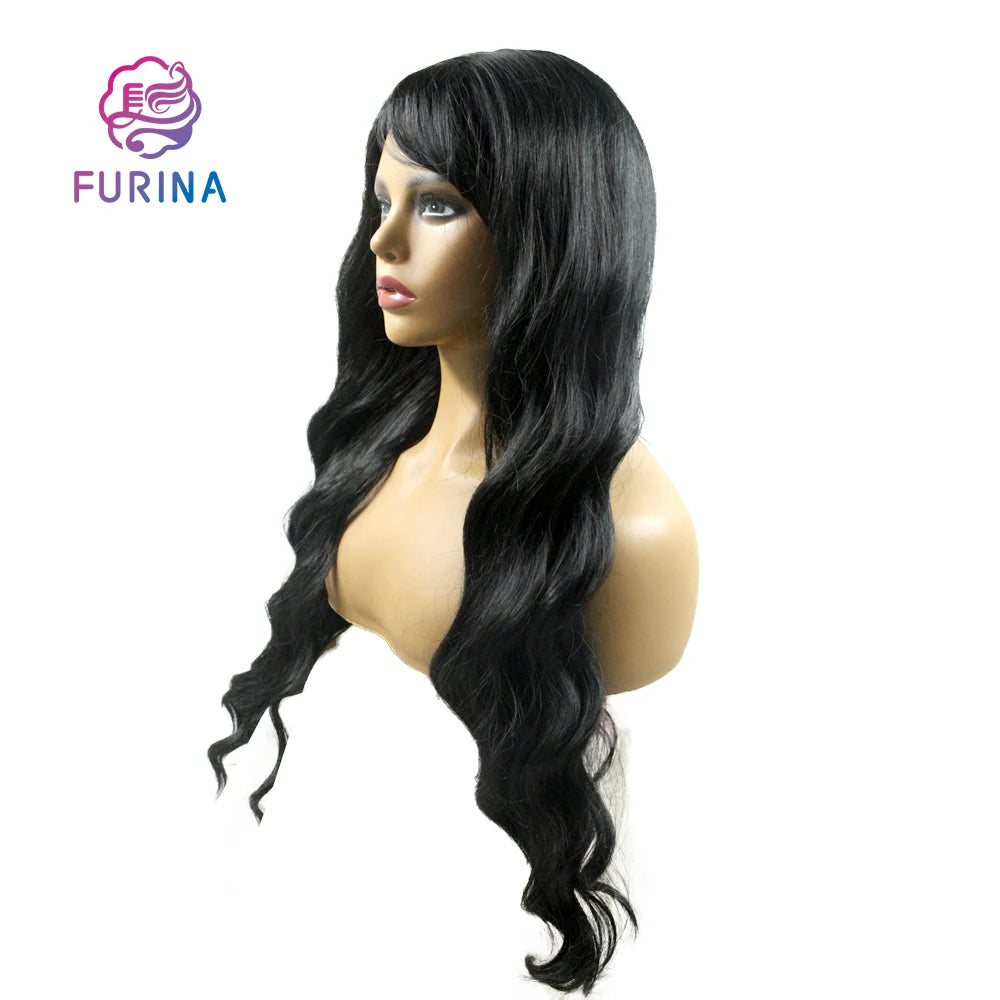 Furina High Grade Wholesale Heat Resistant Fiber Synthetic Wig Synthetic Hair for Women
