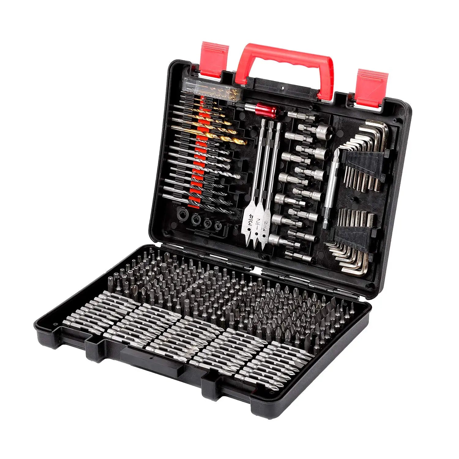 Premium 318-Piece Accessory Kit Including Drilling and Driving Screwdriver Drill Bit Set for Versatile Use