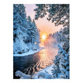 Ever Moment Diamond Painting Snow Tree Scenic 5D DIY Full Square Drills Resin Mosaic Embroidery Wall Art Home Decoration 4Y506