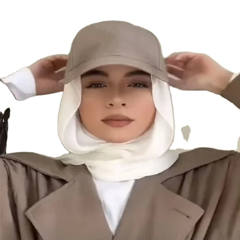 2022 Summer Hot Selling High Quality New Muslim Fashion Sports Baseball Chiffon Hijab