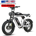 SAMEBIKE 2025 Hot Sale 48V 32AH 2 Battery Long Range Electric Bike E Bike 20 Inch Fat Tire Electric Bicycle