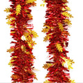 2m Christmas Tinsel Garland Promotion Maple Leaf Decoration