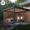 Factory Price Pergola 3x3 3x4m Louver Pergola Sun Room Aluminum Pergola Kits