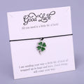 Guardian Angel Wings Baby Feet Bracelet Infinity Love Peace Balance Karma Good Luck Shamrock Clover Charm Bracelets for Women