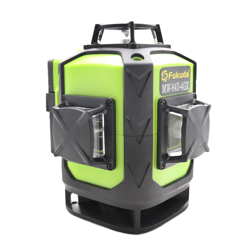 Fukuda MW-94D-4GX 16 Line DIY Rotary Laser Level Industrial 360 Vertical Horizontal Self-Leveling Bracket Tripod LD Green Light