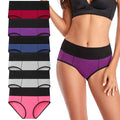Plus Size 5xl Solid Lady's Cotton Panties Briefs High Waist Butt Lifter Soft Women Panties Breathable Cotton Women Underwear