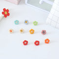 Cute DIY Beautiful 20pcs/box Flower Map Tacks Push Pins Embroidery Woolen Yarn Cork Board Safety Colored Thumbtack Office School