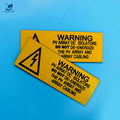Tag Machine Cut Printed PVC Labels Legend Cable Color-Coded Industrial Engraved Identification High  Laser Engraved Wire Markers