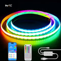 Intelligent Color Flashing IP20 LED Light Strip with for & Remote Control for Home Decoration Parties and Music Mode