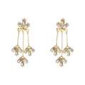 AA01383 Fashion Gold Jewelry Female Luxury Diamond Stud Earrings for Women Wholesale
