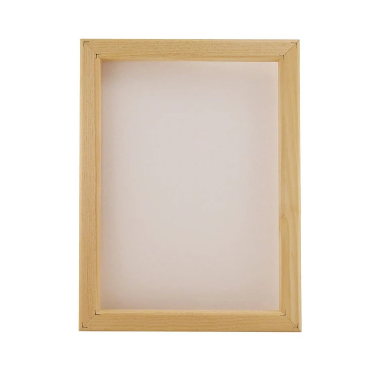 Professional Grade Rectangle Wood Screen Printing Frame Rustic Style with Painted Technique