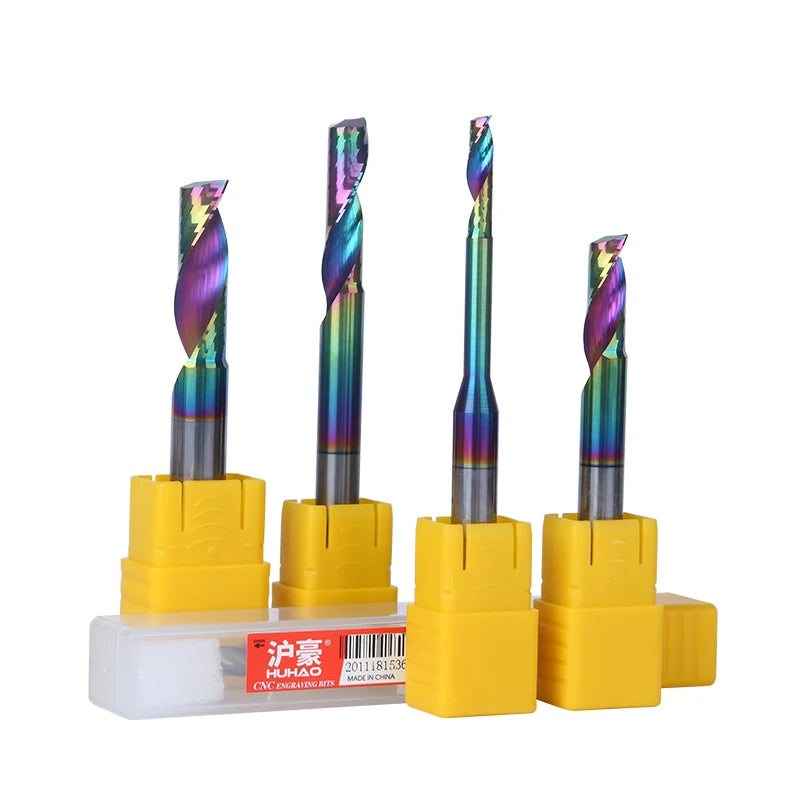HUHAO End Mill Woodworking Tools Milling Cutter for Wood  Tungsten Carbide Steel 2011181501