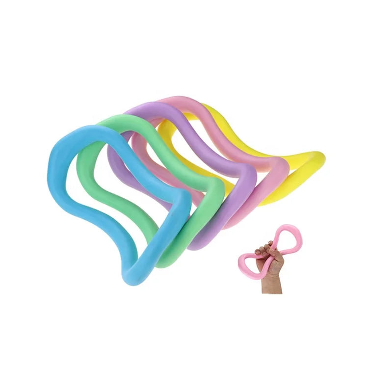 Hot Sell TPE Elastic Magic Carering Yoga Pilates Ring-Non-slip Flexible All Seasons Use