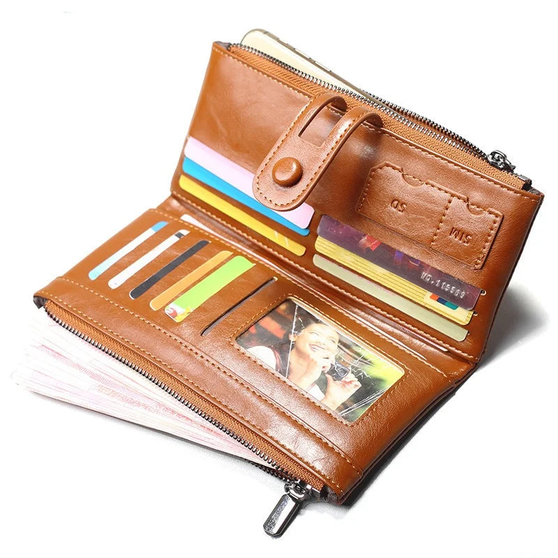 2026 Credit Card Holder New Print Rfid Blocking Clutch Women Wallets
