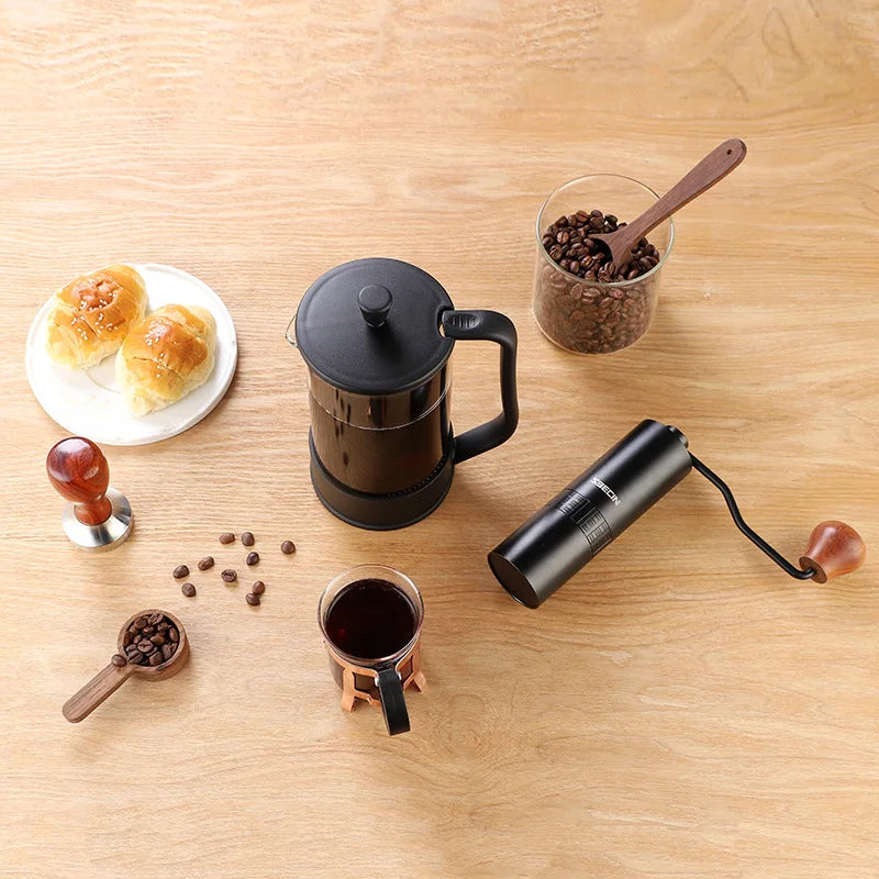 Wholesale French Press Coffee Maker Hand-Brewed Tea Maker with French Filter Glass Utensils for Sharing Business Feature